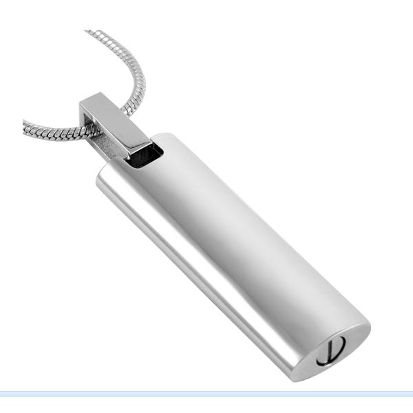 Classic Style Stainless Steel Cross Bible Cremation Pendant Necklace for Human Ashes