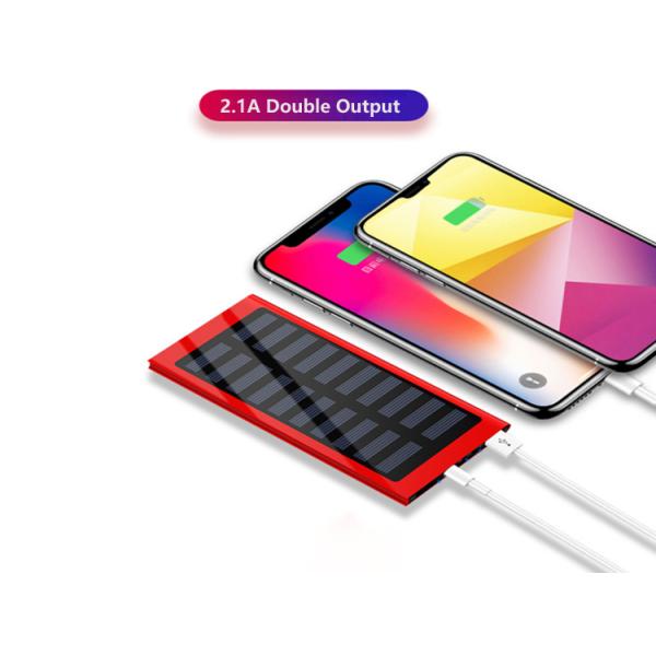 High Quality Solar Power Bank 8000mah Durable Solar Charger Portable for Mobile Phones