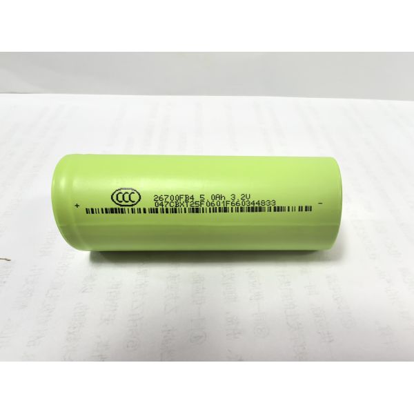26700 5000mAh 3.2V Lithium Ion Rechargeable Batteries For Solar Energy Storage