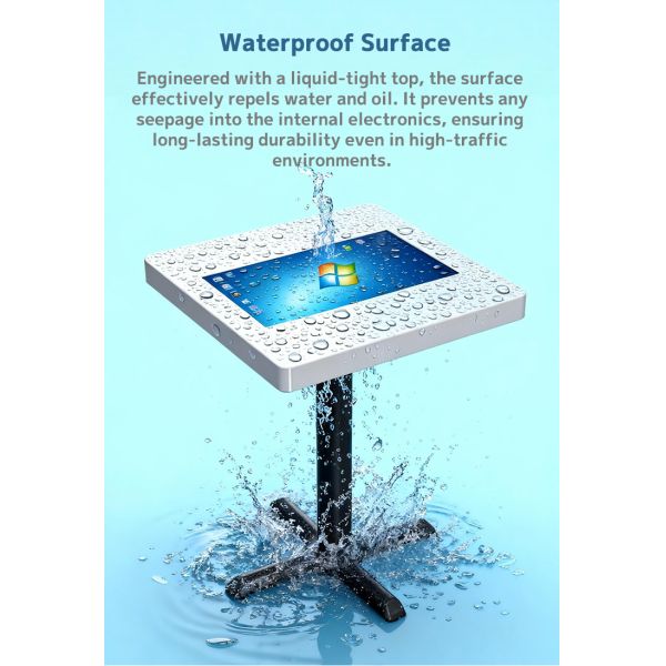 21.5Inch Android Interactive LCD LED Display with Built-In Speaker for Restaurant/Hotel Advertising Multi-Touch Table