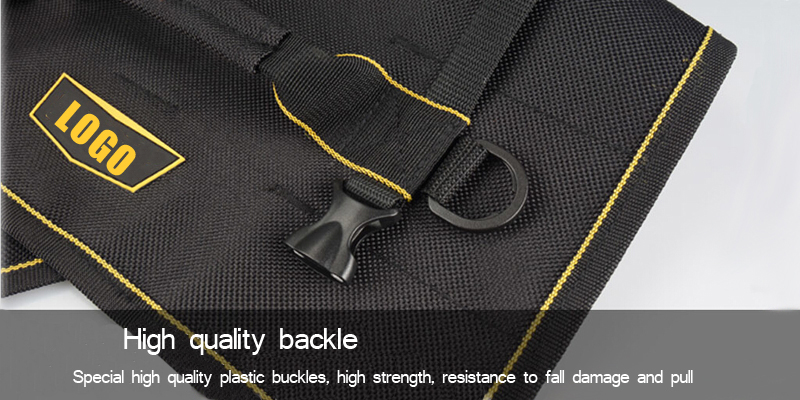 Professional High Quality Polyester Bartender Knife Folding Rolling Tool Bag Tool Kit Bag