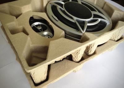 Prototyping Dry Press Molded Pulp Eco Friendly Cosmetic Packaging For Speaker