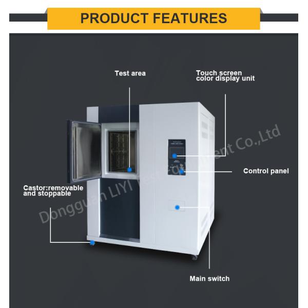 High Efficiently 3 Test Chambers Climatic Thermal Shock Environmental Chamber