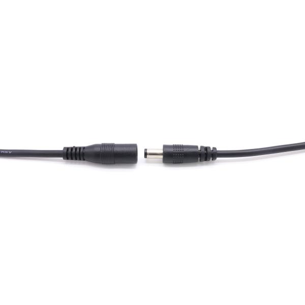 Round 2.1 X 5.5 Mm Dc Power Connector , Waterproof DC Male Female Connector