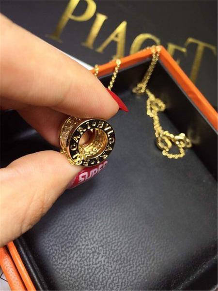 Bi Full diamond Necklace 18k gold white gold yellow gold rose gold diamond  necklace Jewelry factory in Shenzhen, China