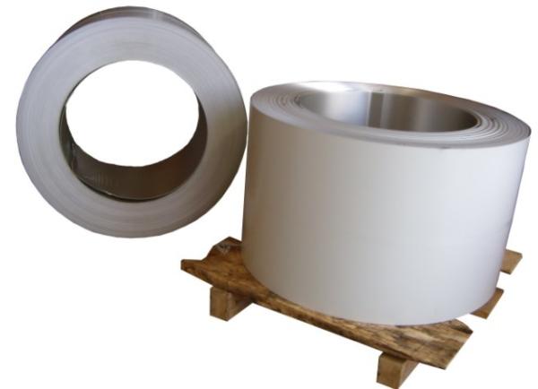 1050 3003 Alloy Aluminum Sheet Coil , Thin Aluminium Strips Heat Preservation