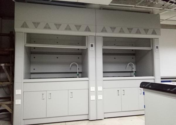 Steel Lab Fume Hood with Expoxy Resin Worktop Resistance to Corrosion , Acid and Alkali