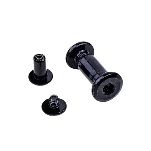 Passivated Surface Stainless Steel Black Chicago Screw Customized Size