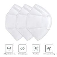 Adult KN95 Face Mask Anti Fog / Haze Dustproof Non Woven Fabrics Safety