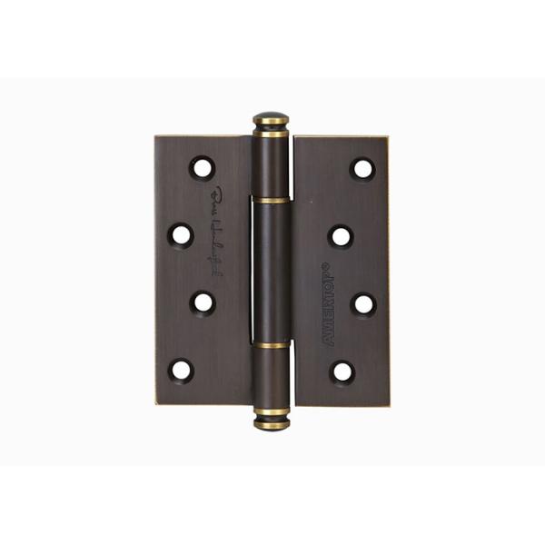 One Piece Brass Bearing Hinges , 4 Inch 5 Inch Solid Wood Door Hinges With Screws