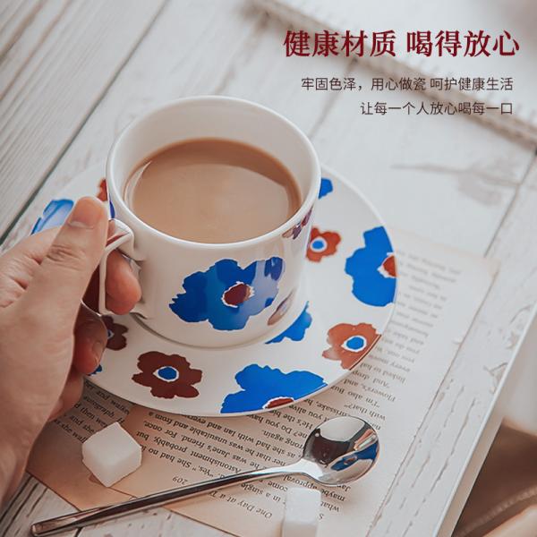 Coupe de café et soucoupe de cappuccino en céramique pour cadeaux d'affaires