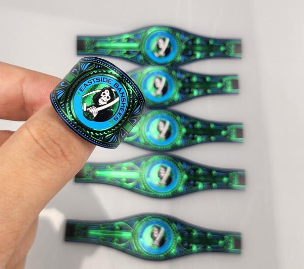 Premium Custom OEM Waterproof Vinyl Printed Cigar Ring with Spot UV and Embossed Printing High Quality Personal Branding Waterproof Cigar Label Sticker