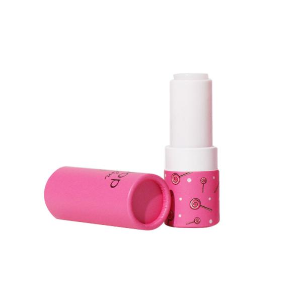 Естественная трубка нажима-вверх картона Kraft дезодоранта упаковывая для губных помад бальзама губы balm&body