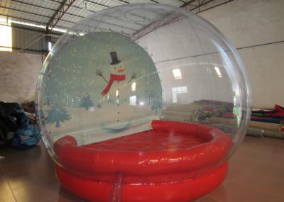 Encerado inflável exterior do Pvc de Crystal Ball Airtight Dia 3m das decorações do Natal