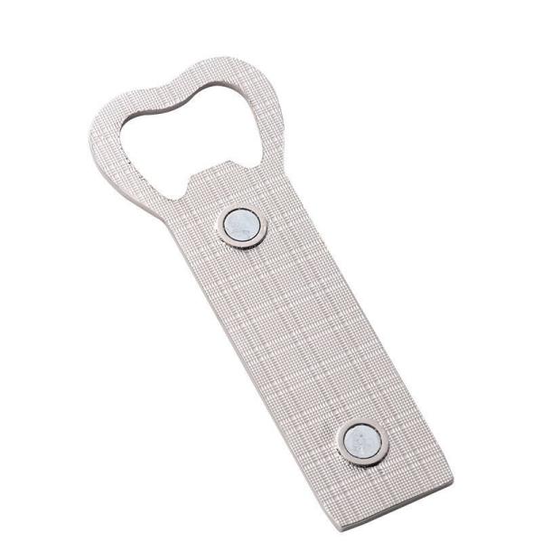 Ouvre-bouteilles magnétiques à sublimation métallique multifonctionnelle pour réfrigérateur