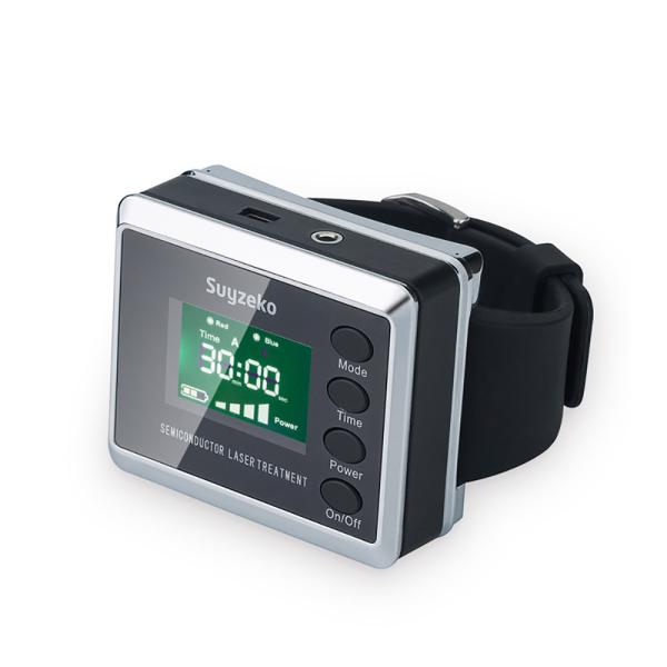 Medical Glucose Treatment Watch 650nm LLLT Semiconductor Laser Therapy Equipment Diabetes Cure Wrist Watch