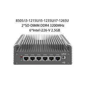 Zynshield Cortafuegos Intel i3-1215U Pfsense Ubuntu Linux 6 2.5g Puertos Ethernet Rj45