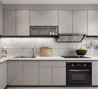 Stainless Steel Full Kitchen Cabinet Set D350mm*H800mm Ready To Assemble