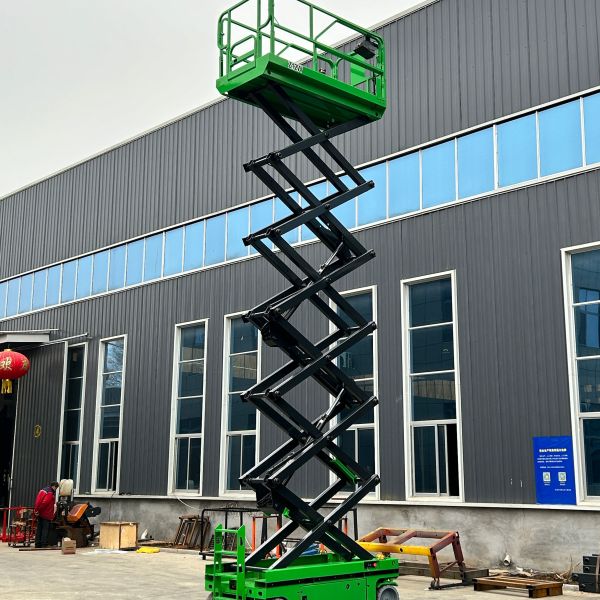 10m 12m Full Electric Scissor Lift Aerial Work Platform With 320kg Load Capacity