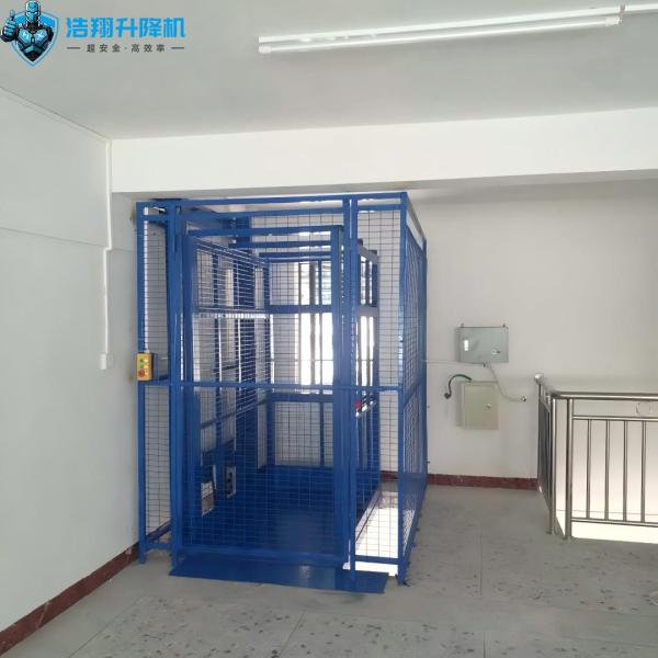 10m 500kg-20000kg Hydraulic Cargo Lift Indoor Goods Lift For Warehouse Hydraulic Goods Elevator