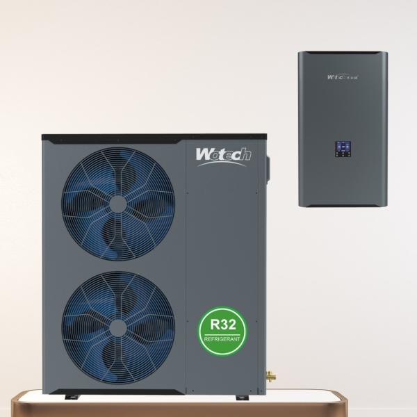 Household Heating Wotech 380V 20kw Split R32 Air to Water Heat Pump Euro Standard