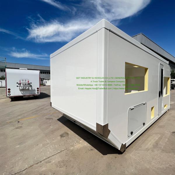 Temperature Controlled FRP Motorhome Truck Camper Box with Alu Extrusion for Camping