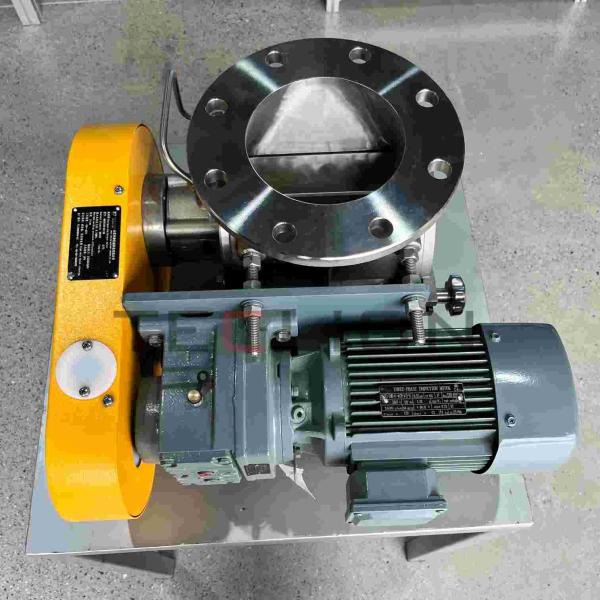 Valve d'alimentation rotative de l'entrée de l'écluse à roulement exposé en acier inoxydable