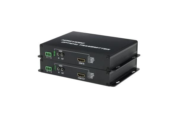 1 channel Uncompressed HDMI video over fiber optic extender ,  HDMI 1.3 standard audio to optical converter