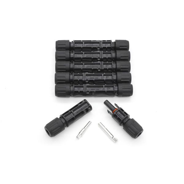 IP67 Protection Degree Solar Panel Connectors with -40°C To +105°C Operating Temperature and DC 600V Voltage Rating