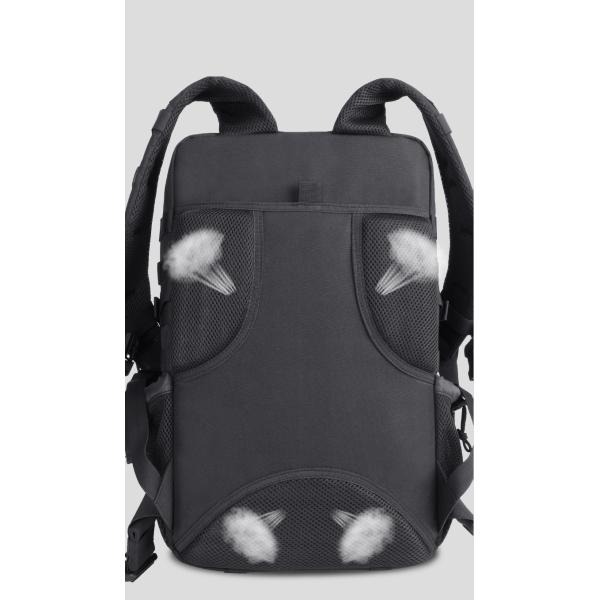 покрытие PU сумки водоустойчивое 1000D Cordura рюкзака армии черноты 45L