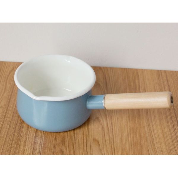 OEM Rolled Edge Rim Enamel Casserole Pot Kitchen Enamel Coated Polished Cooking Pots