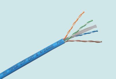 Category 6 Lan Cable UTP Cat 6  Halogen Free With PVC Jacket / FRPE Jacket