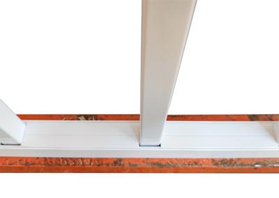 Smooth Surface Aluminum Channel Profiles , Aluminum Sliding Door Rail