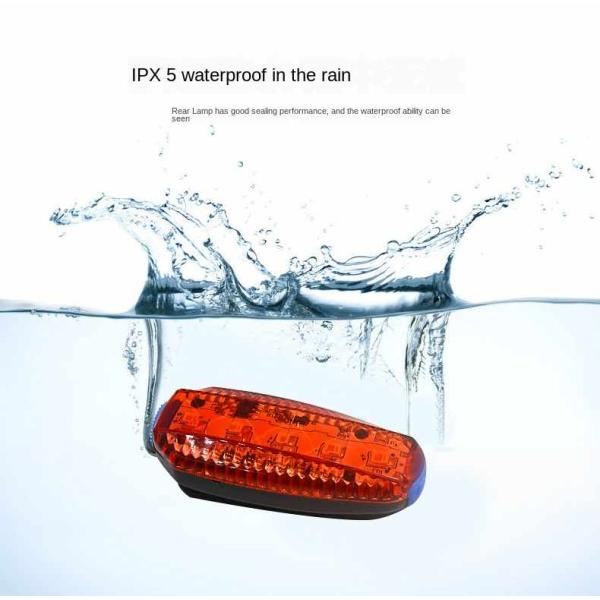 New Arrival Night Safety Alarm Usb Bike Tail Light Headlamp Mountain Bike Taillight