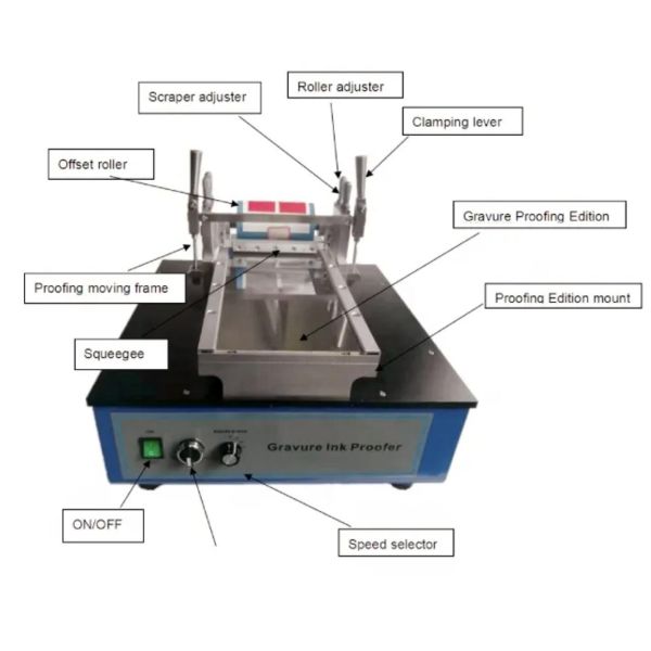 HK-310C Packaging Film Color K Gravure Ink Printing Proofer