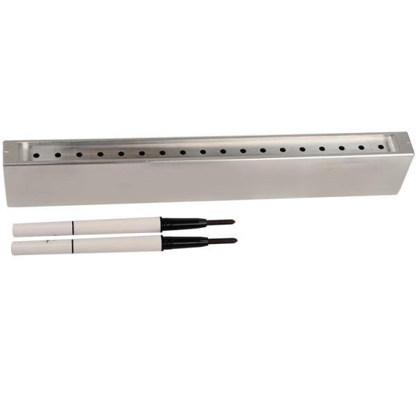 18 Hole Eyebrow Pencil Cosmetic Mold Aluminum Alloy Hot Filling