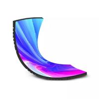 Ecrã de visualização LED flexível interior suave de 1,8 mm Curva de publicidade