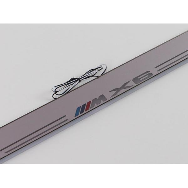 BMW X6 35i 40i 50i M50d Car accessory LED moving door scuff led lights