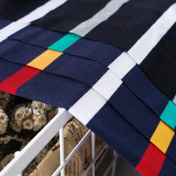 S-200422 Трикотажная полосатая ткань, 175 см 185 грамм футболка полосатая ткань текстура