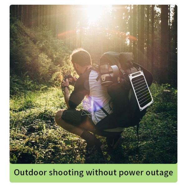Preto / Camuflagem OEM Color Mini Painel Solar com Carregador USB e Regulador TUV aprovado
