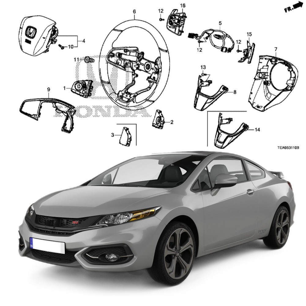 OEM Manufacturing for HONDA Civic 2016-2021 177810-THR-A81ZA Full Range Car Aftermarket