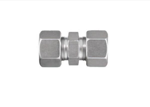 Tractor Hydraulic Pipe Fittings , Straight Thread Hydraulic Fittings 316 304 Stainless Steel Tube GV Series L/S