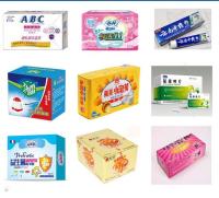 L'aileron chaud de colle insèrent le cachetage cosmétique automatique de carton de machine à emballer de boîte
