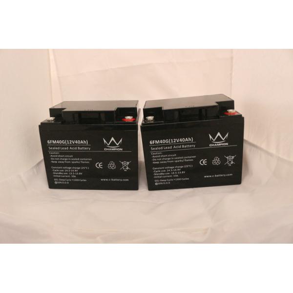 6FM40G Solar Gel Type Batteries / Deep Cycle Gel Electrolyte Battery