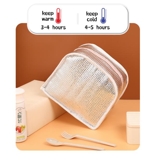 Customized Logo Portable Insulated Thermal Lunch Box for Women Girl Kids Children