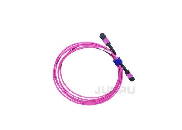 40G Fiber Optic Patch Cord 8/12/24 Cores SM / MM / OM3 MPO Fiber Patch Cord