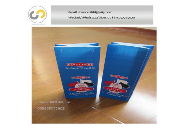 Roll feeding 200pcs/minute flat bottom flour kraft paper bag making machine