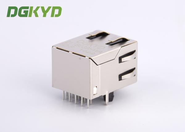 21.3mm Tap Up RJ45 Ethernet Connector with 10/100BaseTransformer, PoE lan jack