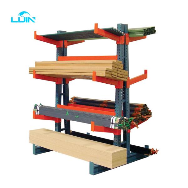 Heavy Warehouse Storage Cantilever Metal Shelving Tire Car Storage Cargo Truck Racking