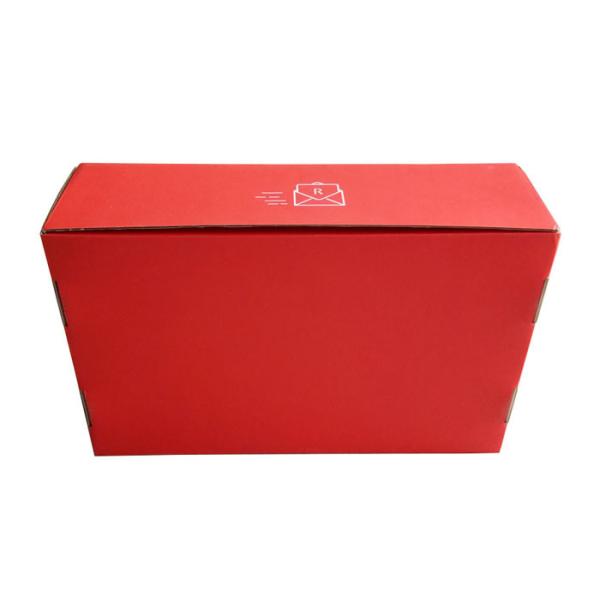 Luxury Red  Paper Gift Box , Corrugated Packaging Box For Hats / Decoration Packing